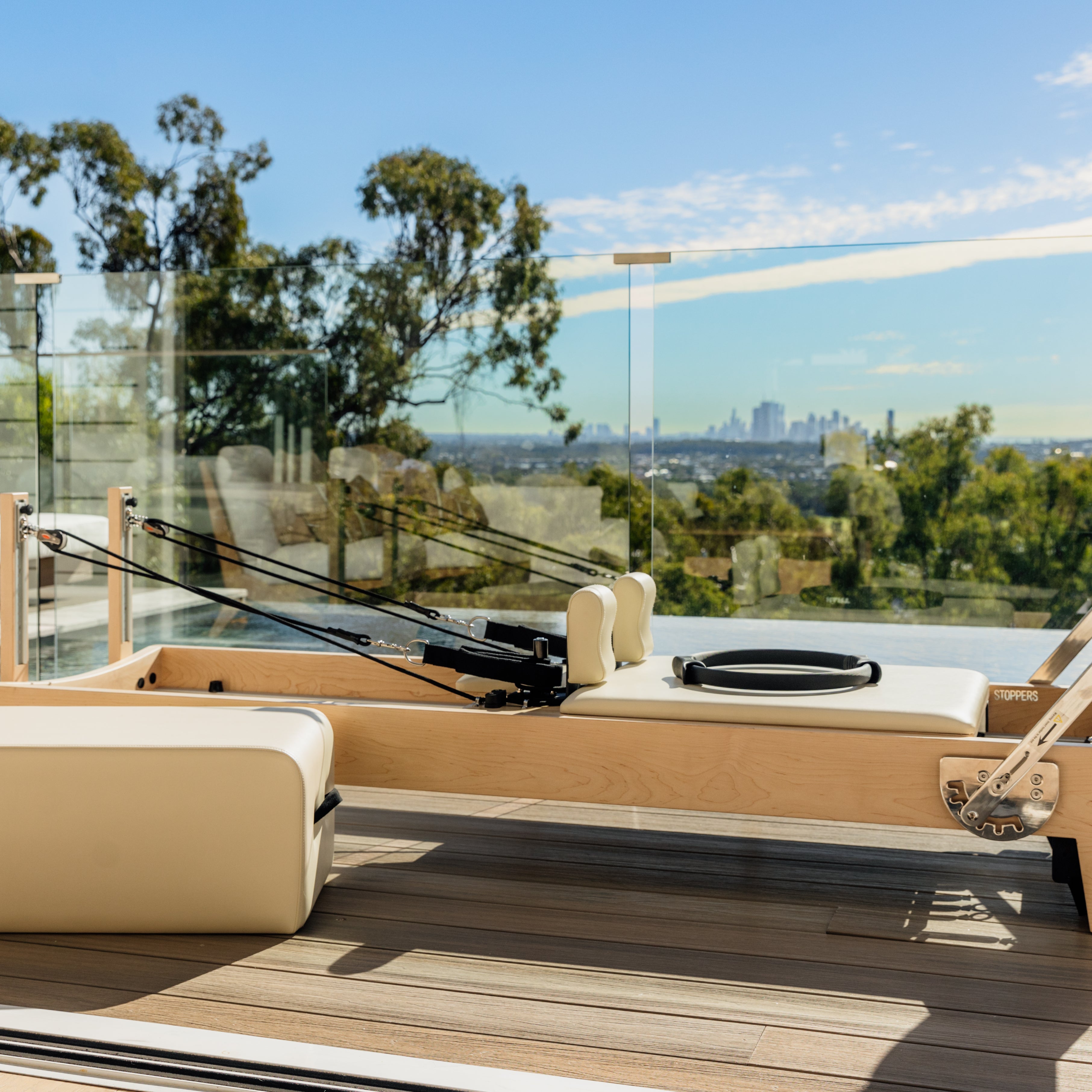 Gray Luxe Studio Reformer by Aussie Pilates Pilates World
