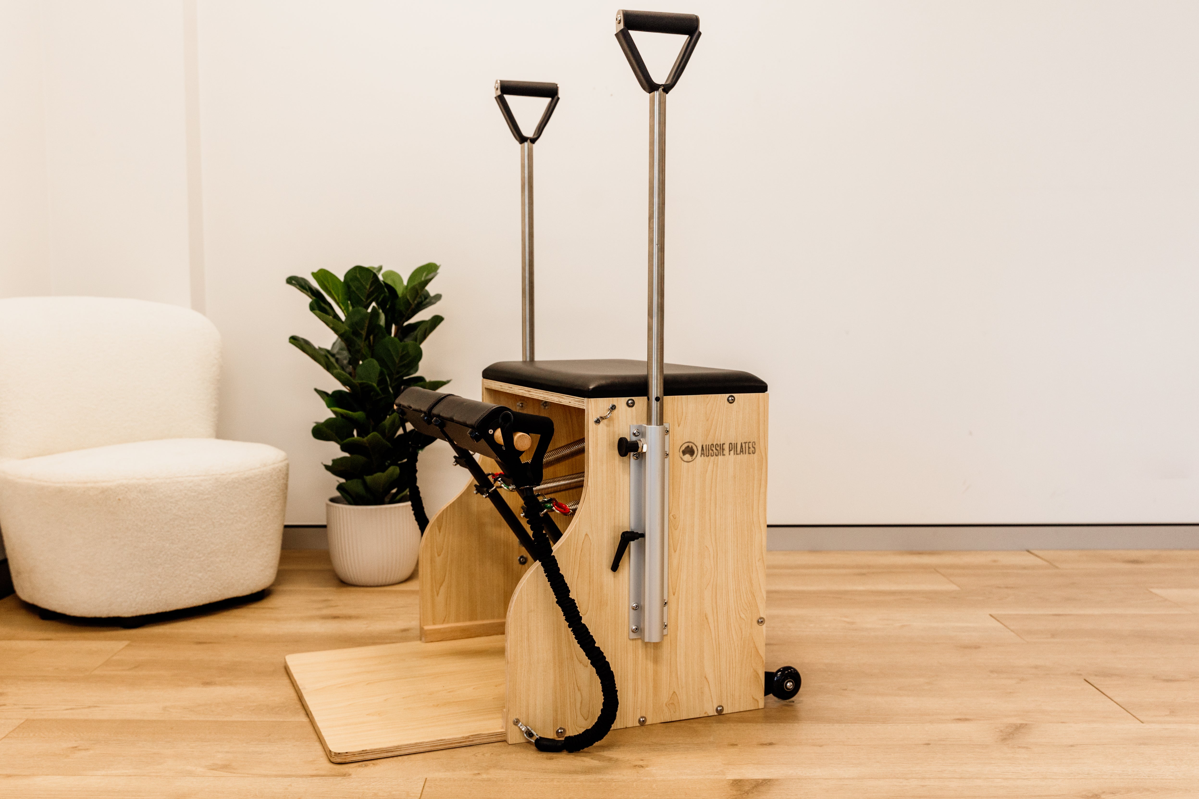 Light Gray Wunda Chair by Aussie Pilates Pilates World