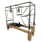 Dim Gray Full Trapeze Reformer by Pioneer Pilates Pilatesworld Full Trapeze