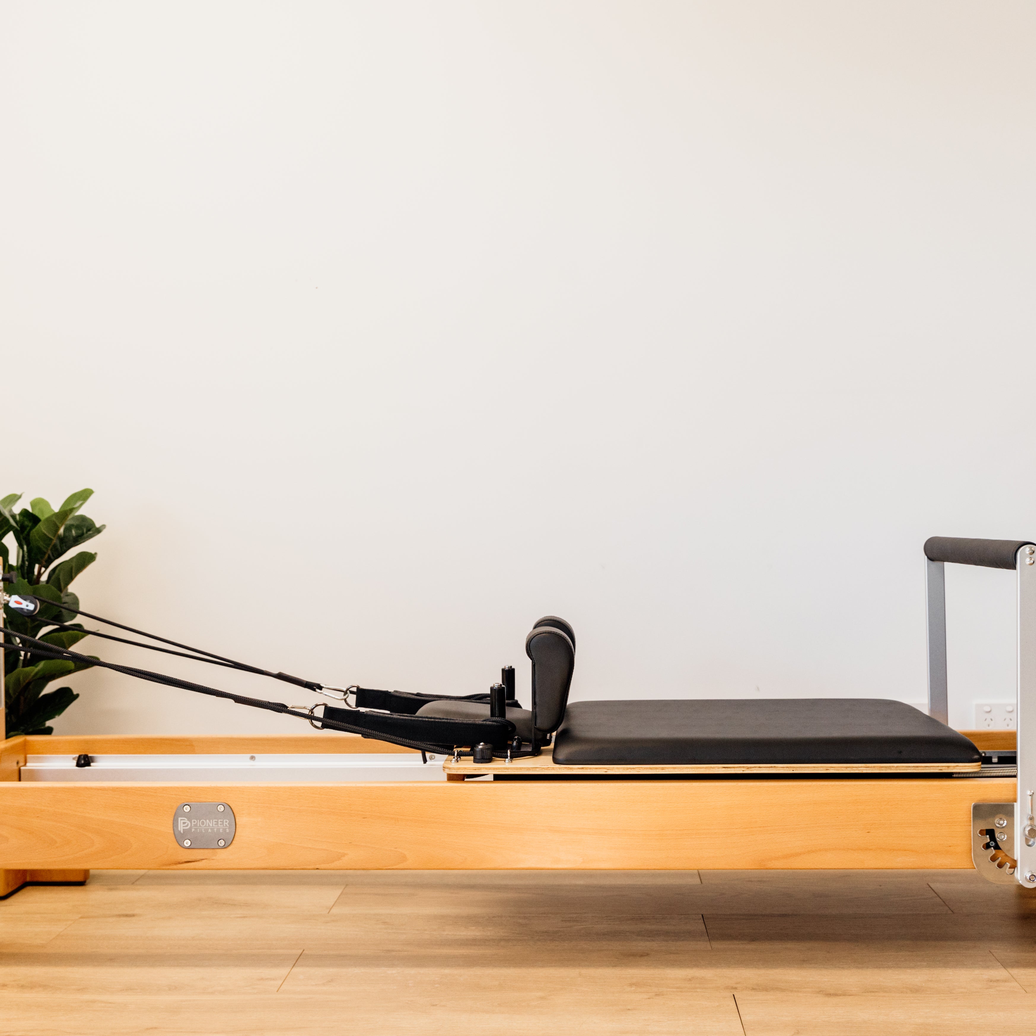Antique White Classic Studio Reformer by Pioneer Pilates Pilatesworld Reformer