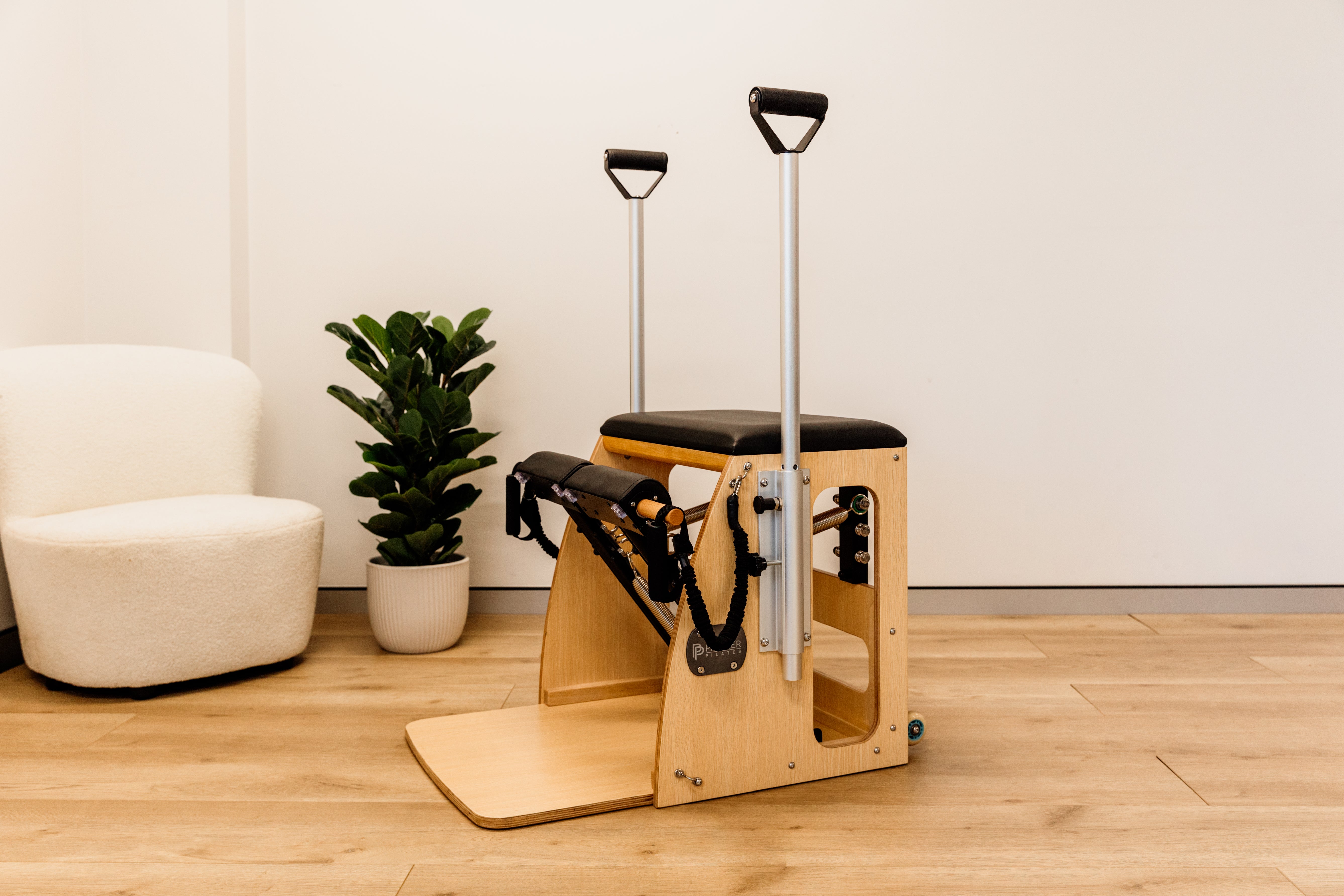 Light Gray Wunda Chair by Pioneer Pilates Pilatesworld Wunda Chair