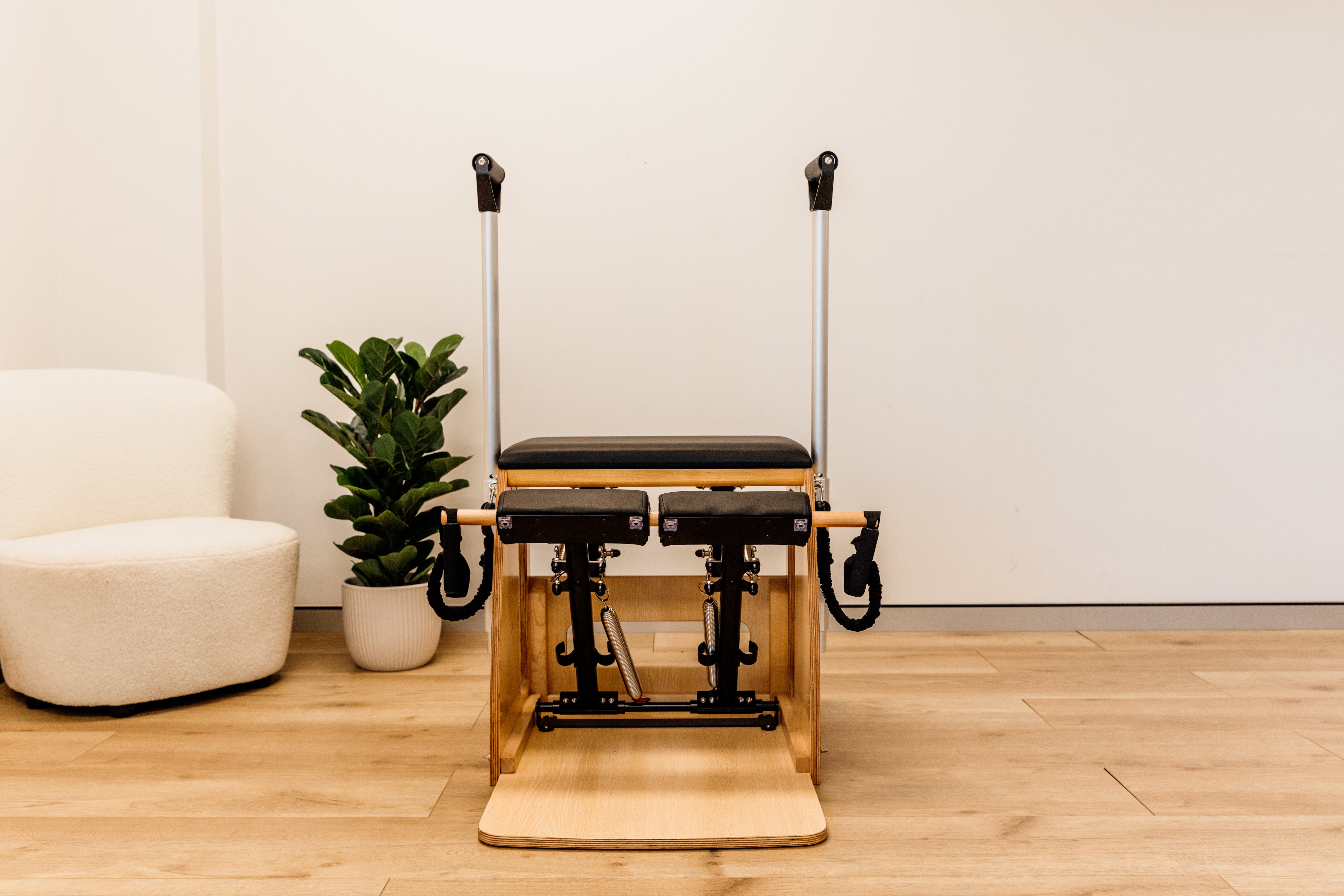 Light Gray Wunda Chair by Pioneer Pilates Pilatesworld Wunda Chair