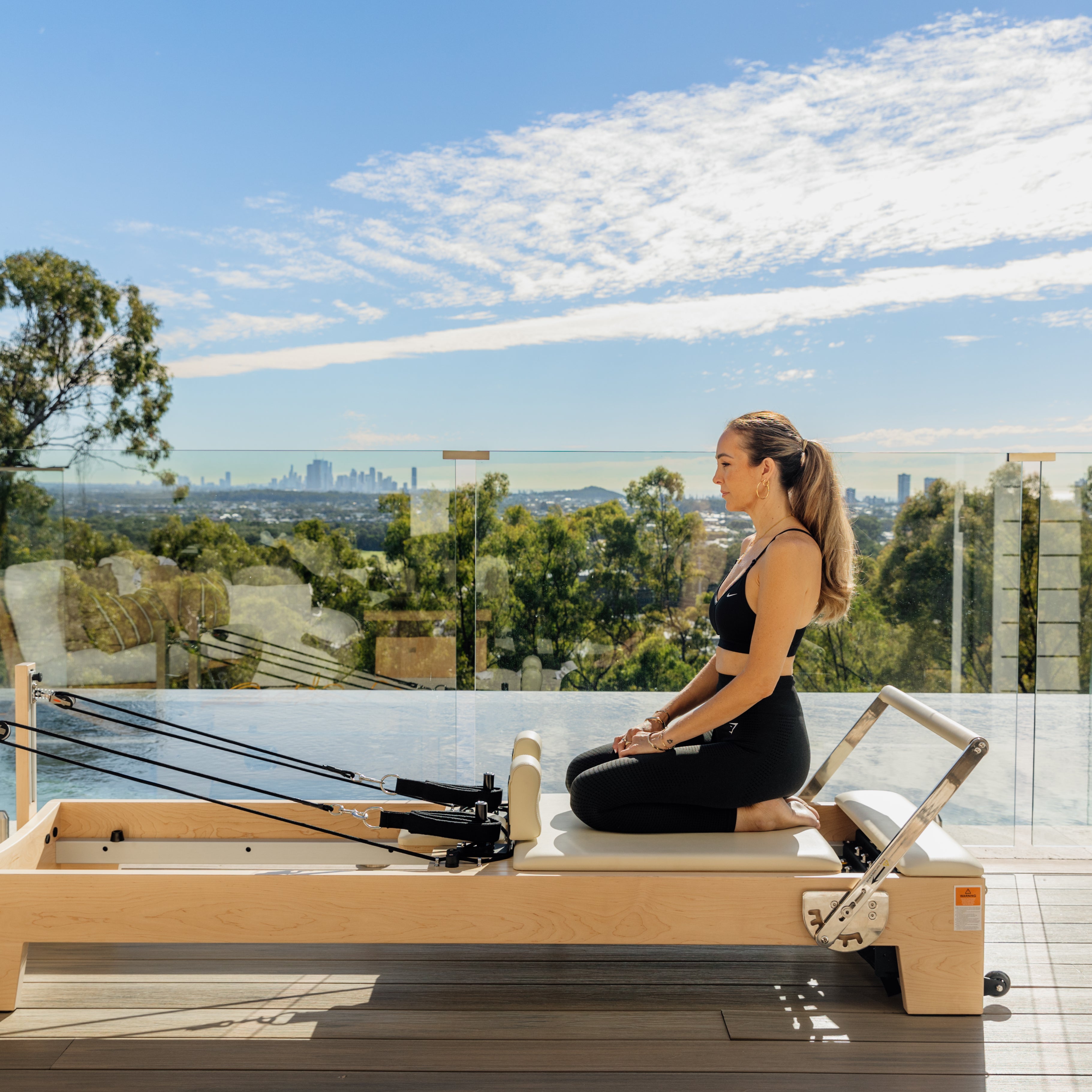 Gray Luxe Studio Reformer by Aussie Pilates Pilates World