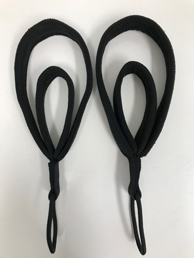 Light Gray Pioneer Pilates SILENT Double Loop Reformer Straps (Pair) Pilatesworld Accessories