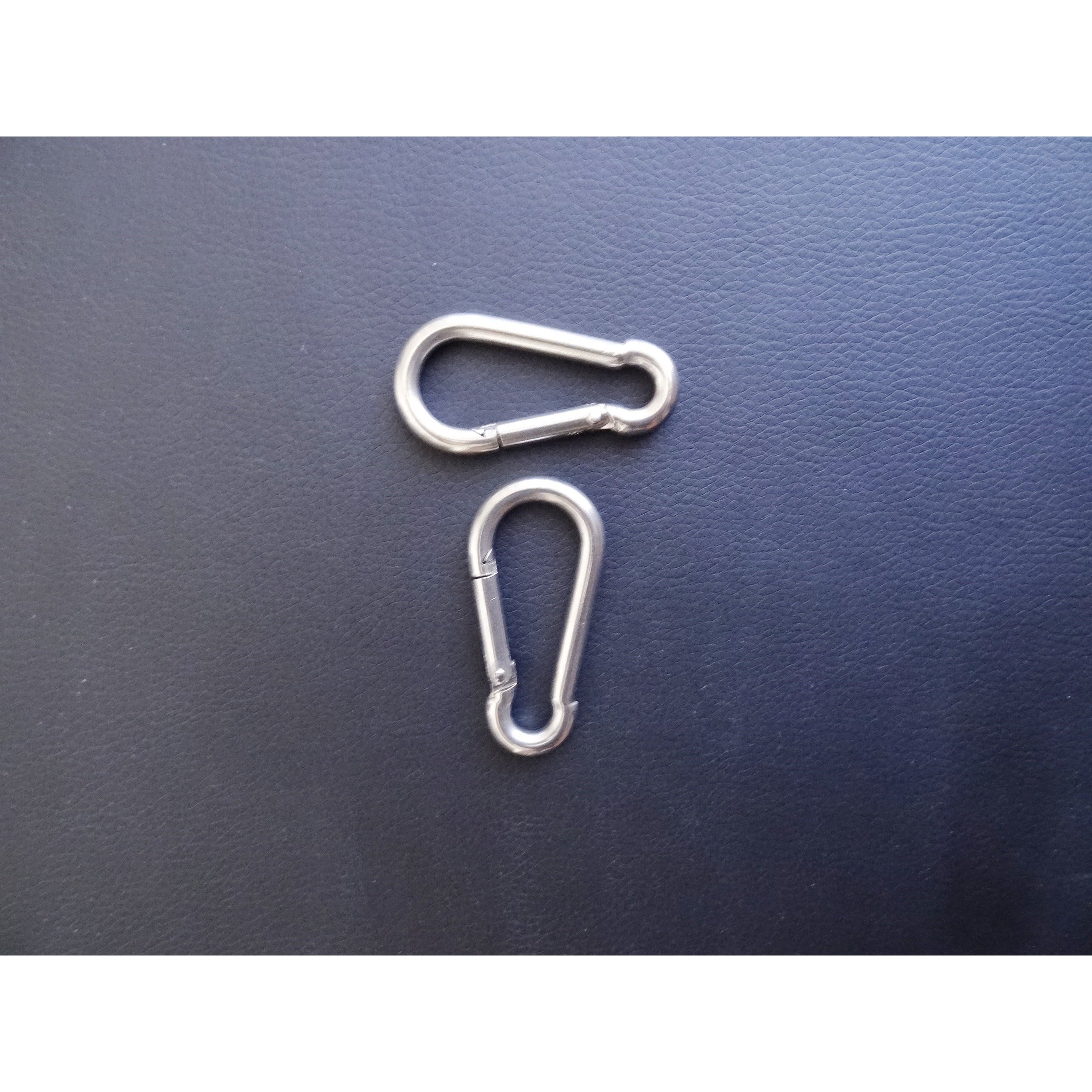 Dim Gray Pilates Rope Clips | Carabiner D Clips | Snap Hook Pilatesworld Accessories