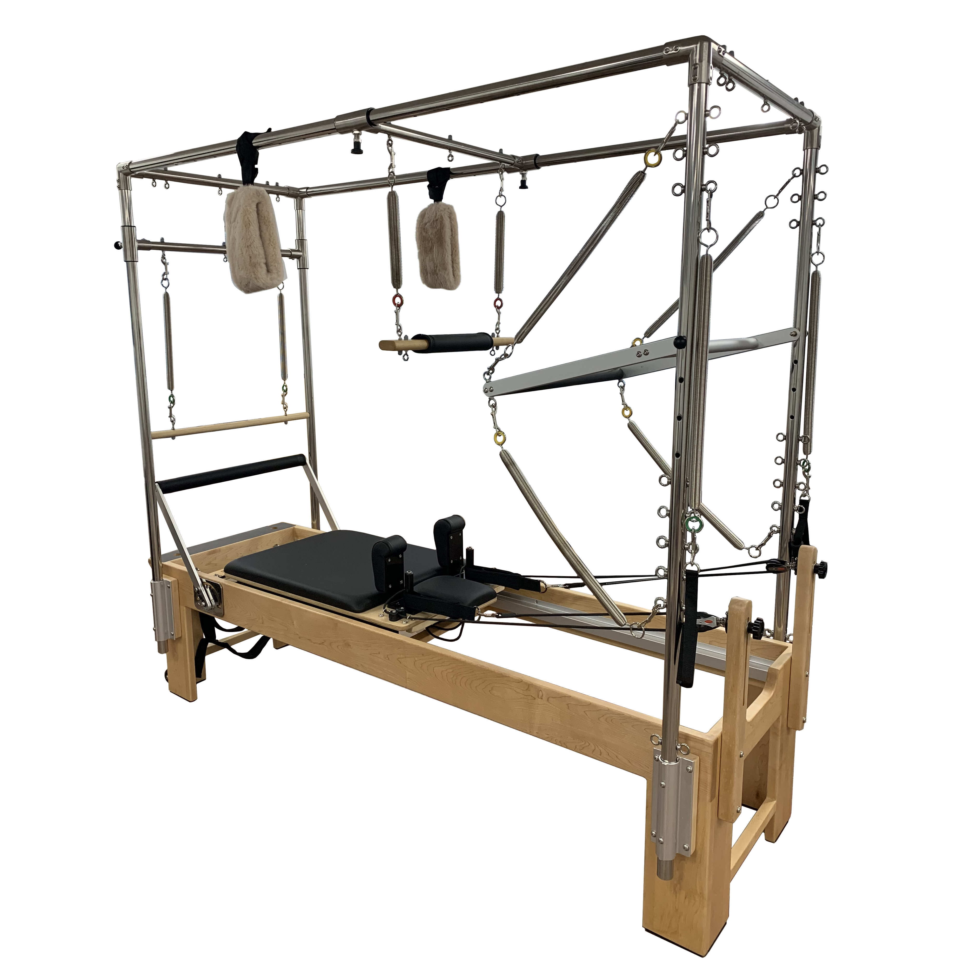 Dim Gray Full Trapeze Reformer by Pioneer Pilates Pilatesworld Full Trapeze