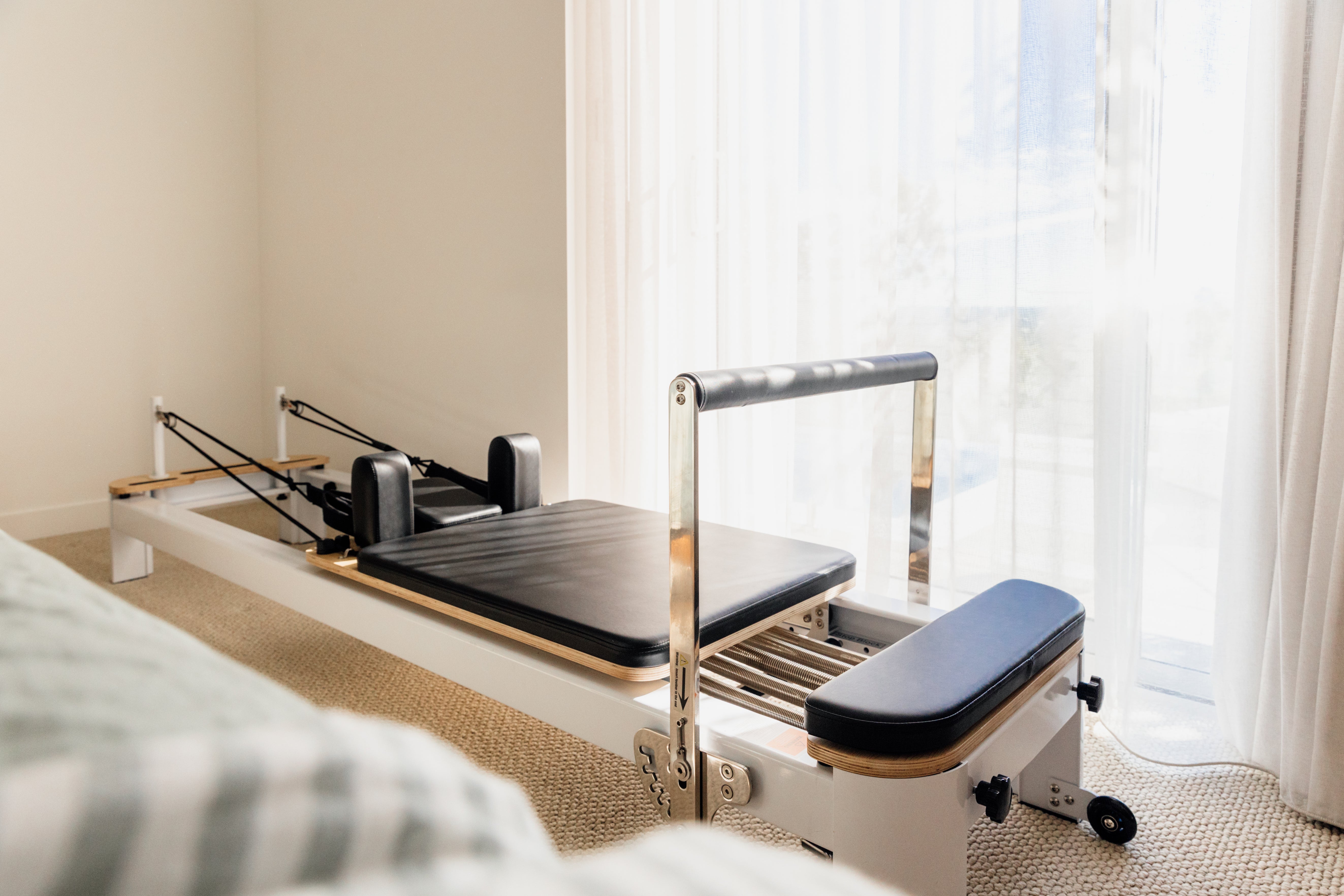 Light Gray Define Reformer by Aussie Pilates Pilates world Reformer