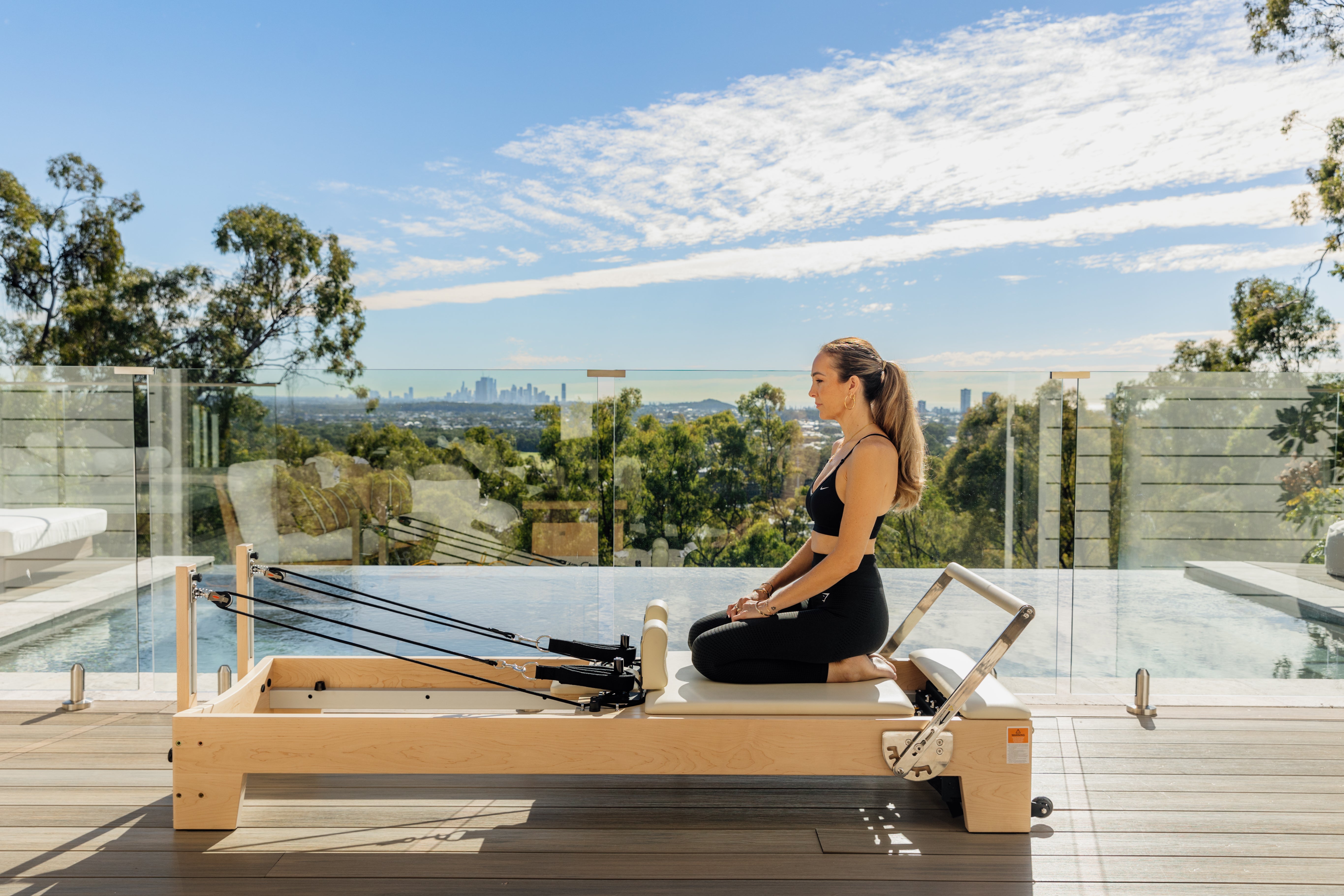 Gray Luxe Studio Reformer by Aussie Pilates Pilates World